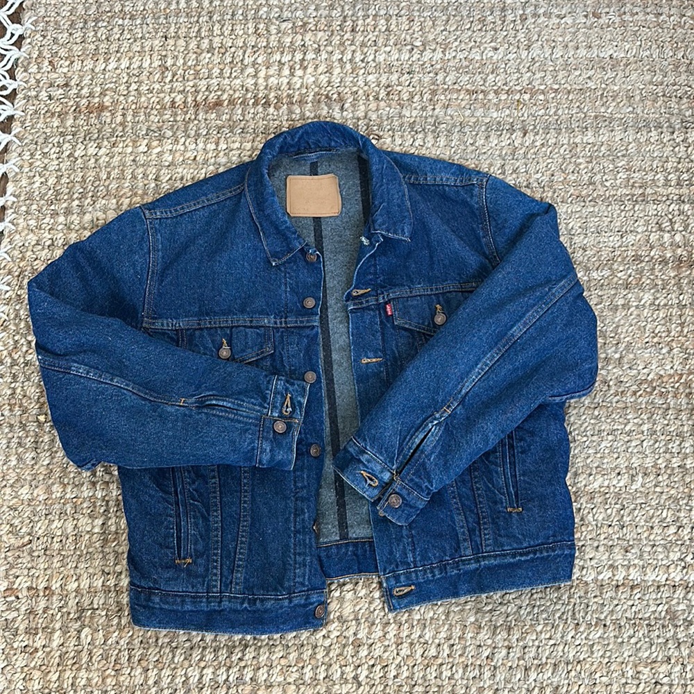 Levi’s Blanket Lined Denim Coat XL